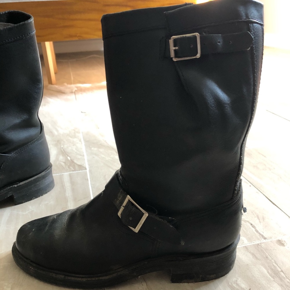 Vintage Sears Motorcycle Engineer Boots Size 12